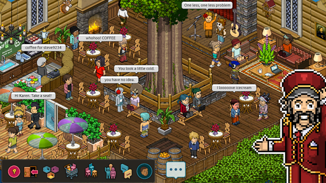 Captura de pantalla del juego Habbo Hotel